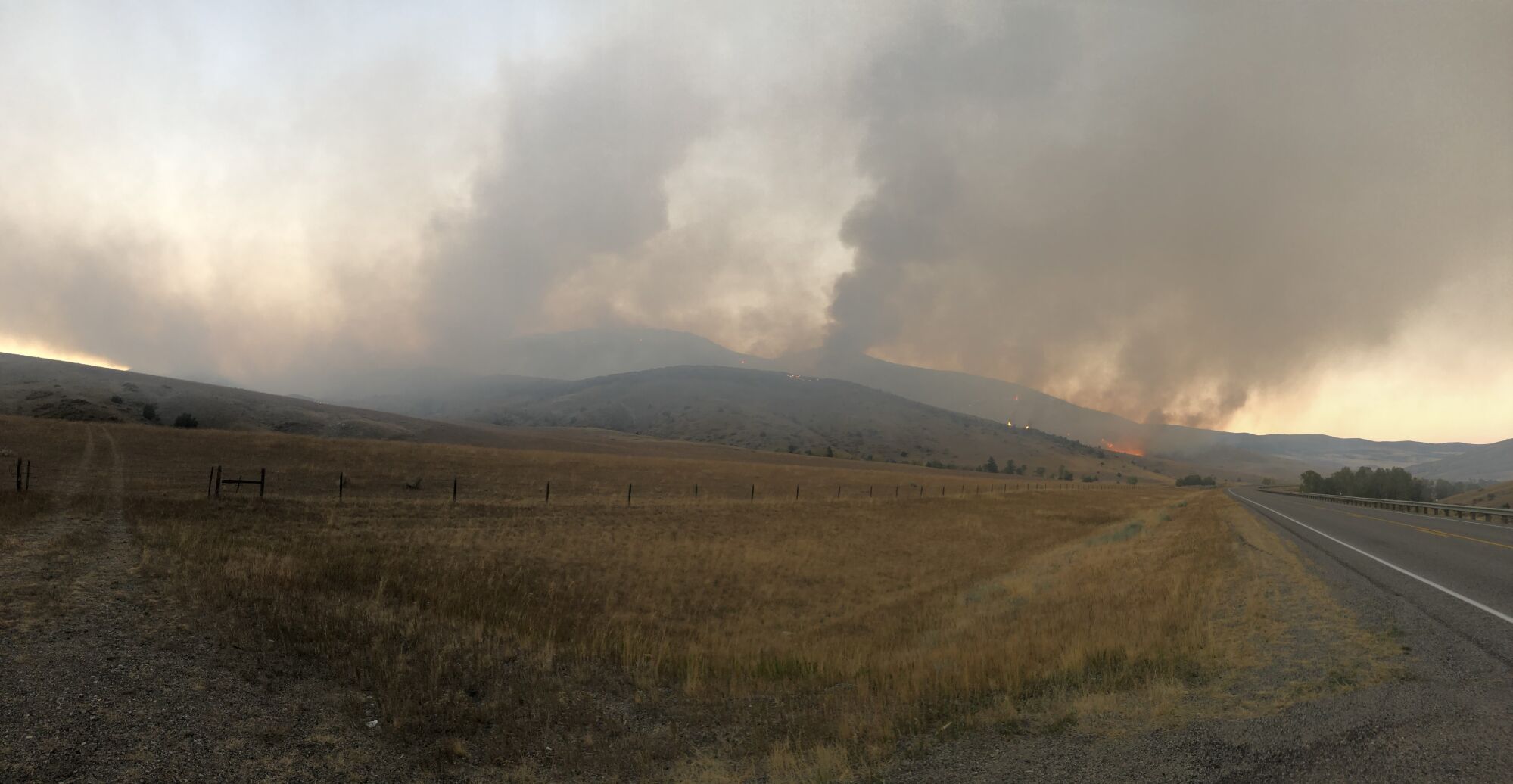 Harrison Fire panorama